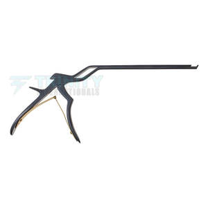 ชุดเครื่องมือผ่าตัดกระดูกสันหลังแบบใช้มือ น้ำหนักเบา ทำจากสแตนเลสเกรด A+ พร้อมด้ามจับแบบ Bayonet Disc Rongeur คุณภาพสูงสุด ใช้ซ้ำได้ ได้รับมาตรฐาน CE - Product Image 2