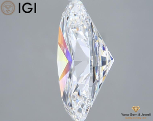 5,00 quilates puro brillo forma ovalada diamante CVD laboratorio cultivado IGI certificado 13,03 MM D Color VVS2 alta claridad para joyería de diseño - Product Image 3