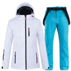 2024 traje de esquí de invierno para hombre, conjunto de Snowboard con aislamiento marrón cálido para exteriores, monos de esquí para hombre, traje de esquí de una pieza impermeable 20000 + Hoo - Product Image 2