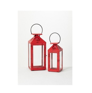 Nouvelle mini lanterne plaquée couleur rouge pure premium pièce unique avec la plus grande qualité et le matériel à bon prix - Product Image 1