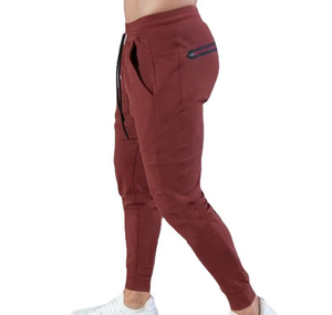 Pantalons de survêtement décontractés légers pour hommes, taille mi-haute, pantalons de jogging, service OEM, broderie en nylon/coton - Product Image 5