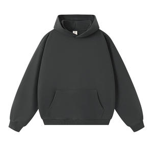 Sudadera con capucha Fabricantes de alta calidad de gran tamaño Drop Shoulder 420 Gsm HeavyWeight Pullover Sudadera con capucha personalizada Puff Printing Hoodie - Product Image 3