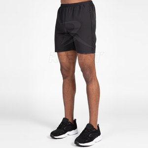 Pantalones Cortos Deportivos para Hombre al por Mayor, Estilo Urbano, con Cordón, Diseño de Logotipo Personalizado, Patrón Sólido, para Uso en Exteriores - Product Image 1