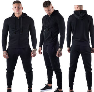 Ensemble pantalon de survêtement et sweat à capuche unisexe personnalisé pour hommes Vente en gros Fabricant de survêtements de survêtement pour hommes - Product Image 6