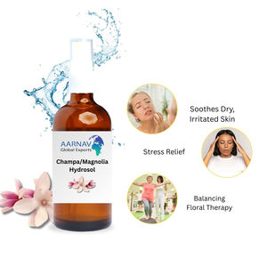 Vente en gros en vrac Hydrosol d'eau florale naturelle 100% pure meilleur prix Champaca Mangolia de haute qualité fleurs liquides personnalisées - Product Image 4