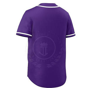 Camiseta de Béisbol Profesional Fabricada en Pakistán, Transpirable, Ligera, 100% Poliéster, para Hombre, Colores y Logotipo Personalizados, Servicio OEM - Product Image 5