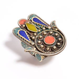 Bague turquoise tibétaine femmes et filles mode bijoux tibétains grossiste fournisseurs et fabricant - Product Image 1