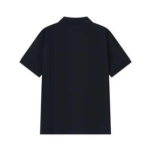 Polo de Piqué de Algodón para Hombre, Manga Corta, Color Sólido, Casual, Transpirable, Tejido de Punto, Corte Regular - Product Image 2