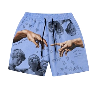 Short de jogging pour hommes sur mesure nouveau style décontracté solide tricoté fermeture à cordon couleur personnalisée fabriqué au Pakistan - Product Image 2