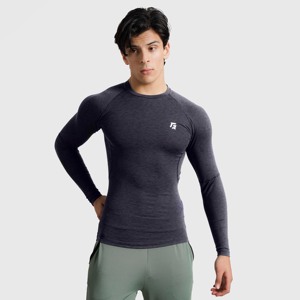 Sous-vêtement de compression à manches longues pour homme GA, couleur anthracite - Product Image 1