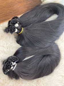 ผมเคราตินต่อผมมนุษย์ผมตรง100% ธรรมชาติสำหรับผู้หญิงผิวดำผมมนุษย์จากเวียดนาม - Product Image 4