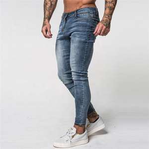 Luxury Men's Fashion <b>Jeans</b> Vintage Ripped <b>Jeans</b> Men Stacked Denim High Quality Stretch Pants Cowboy <b>Jeans</b> - Product Image 3