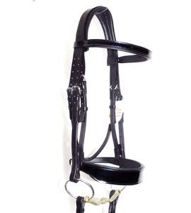 FREEFORM ANATOMIC Acolchado Show WORKER HUNTER Hunt FLAT 4cm CUT-AWAY Brida Cuero genuino Caballo de moda Brida Caballo - Product Image 1