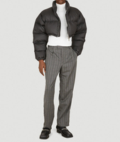 Veste d'hiver légère pour homme, fermeture éclair, coupe-vent et réversible, couleurs et logo personnalisables, veste d'extérieur ultralégère