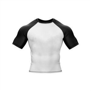 Camiseta Deportiva de Compresión para Hombre Saleh Enterprises, Manga Corta, Poliéster y Spandex Premium, Secado Rápido, Ajustada, para Fitness - Product Image 1