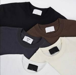 T-shirt en gros 180g t-shirts 100% coton doux unisexe impression personnalisée t-shirts haute qualité graphique T-shirt hommes T-shirts - Product Image 6