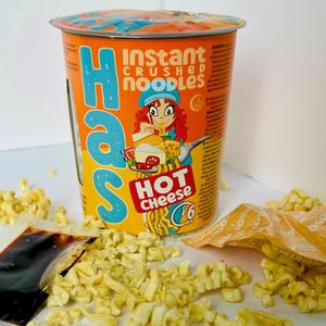 HAS Nouilles Ramen Instantanées au Fromage Frit 70g Saveur Crémeuse et Épicée Farine de Blé Repas Rapide 18% de Matières Grasses Cuisson en 6 Minutes 12 Mois - Product Image 4