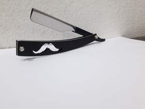 Maquinilla de afeitar profesional para peluquero, cuchillo plegable de borde recto - Product Image 5