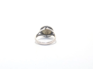 Wholesale 925 Sterling <b>Silver</b> <b>Ring</b> High Quality Fashion Healing Stones Back Rutile Quartz Designer <b>Ring</b> for <b>Men</b> Women Weddings - Product Image 4