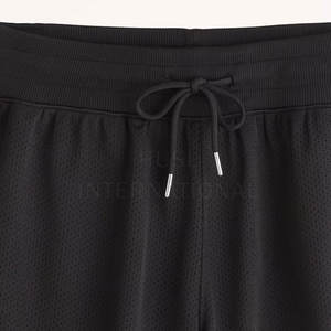 <b>Men's</b> Casual Solid Pattern Fitness Gym <b>Shorts</b> Sale Lightweight Breathable Polyester Mesh Mid Waist Drawstring 7 Inch <b>Zip</b> Pockets - Product Image 4