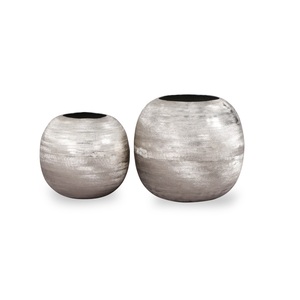 Hot Selling Modern Aluminium Flower <b>Vase</b> Latest Textured Hammered Design for Home Decor-Tabletop Bedroom Living Room Wedding - Product Image 2