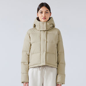 Chaqueta universitaria de plumón personalizada para mujer, chaqueta acolchada, chaquetas acolchadas con burbujas recortadas para mujer, abrigos para mujer, ropa de invierno - Product Image 3