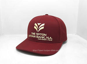 Vente en gros de chapeaux de golf de taille réglable bon marché trous perforés couvre-chefs de sport de mode structurée performance décontractée en maille - Product Image 2