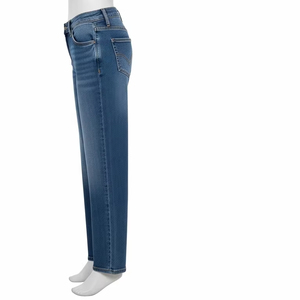 Denim Lavé Polyester Coton Femmes Jeans Doux Stretch Taille Haute Skinny Fit Mode Pantalon Décontracté Streetwear pour Dames - Product Image 5