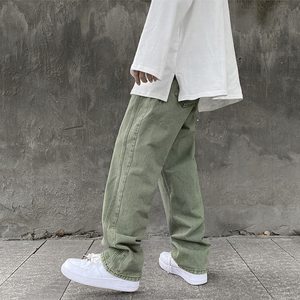 Pantalones clásicos con agujeros para hombre, vaqueros de algodón cómodos con estilo para el sudor - Product Image 5