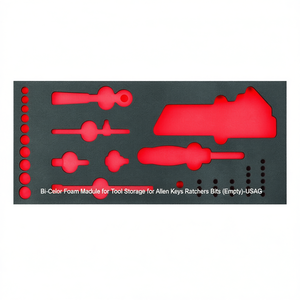 Bi-Color Foam Module for <b>Tool</b> <b>Storage</b> for Allen Keys Ratchets Bits (Empty)-USAG - Product Image 2