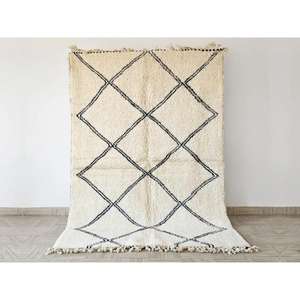 Alfombras marroquíes hechas a mano de lana, auténticas alfombras bereberes, lana natural, artesanía, personalizables en tamaño y colores, alta calidad - Product Image 4