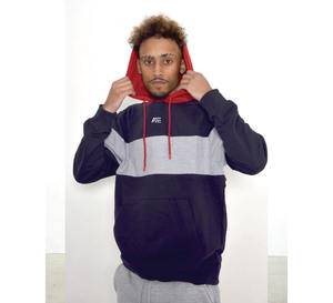 เสื้อฮู้ดบล็อกสีแบบกำหนดเองสำหรับผู้ชาย สไตล์สตรีทแวร์ เสื้อสวมหัว |   รับผลิตแบบ OEM |   ผู้จัดจำหน่ายขายส่ง - Product Image 1