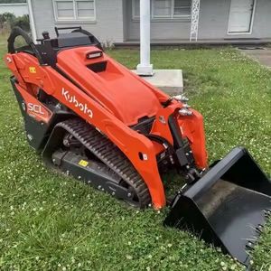 Minicargadora de orugas SCL1000 con motor Kubota y cucharón frontal para construcción agrícola - Product Image 5