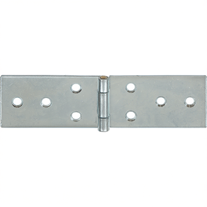 Charnière de table large roulée VORMANN en acier bleu zingué, hauteur 37 mm, largeur ouverte 160 mm, épaisseur 1,7 mm, 20 unités par emballage - Product Image 3