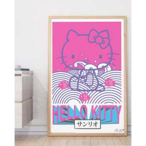 Póster de Hello Kitty Tokyo Rebel, diseño moderno para decoración de pared - Product Image 2