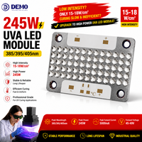 Fournisseur professionnel 245W 385nm 395nm 405nm 48*33mm 15-18W/cm2 LED UVA Module UV LED Array COB LED Chip Module pour le durcissement UV