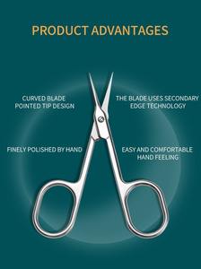 Wholesale Top Quality Nail Scissors Cuticle Scissors Nail Cutting Steel Scissors Dead Skin Scissors From Pakistan - Product Image 4