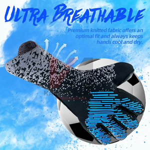 Gants de gardien de but professionnels de qualité export avec paume en latex, forte adhérence pour les matchs de football, entraînement, adultes et jeunes - Product Image 5