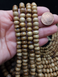 Perles rondes en os sculptées à la main en gros, bijoux en os naturel pour la fabrication artisanale, accessoires de mode, bijoux tribaux AZ ENTERPRISES - Product Image 5