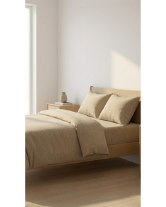 Ensemble de housse de couette en polycoton double taille |   Literie noire unie, douce et respirante |   Hôpital, maison, designs écologiques personnalisables - Product Image 2