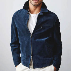 Hot Sale Best Arrival <b>Men</b> <b>Suede</b> <b>Leather</b> Coats <b>Jackets</b> Custom Printed Logo Winter Waterproof Windproof High Street Style - Product Image 4