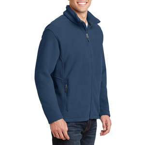 Veste polaire prête pour l'hiver, tissu doux au toucher, couche chaude, fermeture éclair intégrale, coupe confortable pour la marche en plein air, les voyages, le travail et les tenues décontractées - Product Image 2