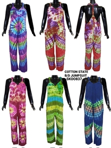 New Fashionable Boho Aladdin Cotton Jumpsuit | Button-Down Design | Lightweight & Comfortable for Daily or Summer <b>Outfits</b> - Product Image 5