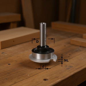 Fraise à queue Festool à pointe en carbure S8 1,5-5 mm - Product Image 3