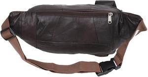 Sac banane en cuir de vachette véritable unisexe avec fermeture à glissière sac de ceinture sac à bandoulière sac de voyage pour hommes et femmes - Product Image 6