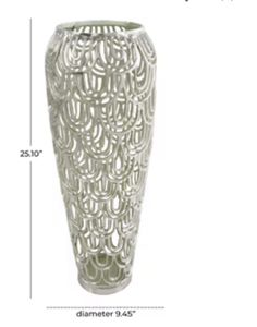 Pot de fleurs en aluminium de qualité supérieure avec un design moderne, construction robuste, finition sculptée à la main pour une utilisation en jardin, intérieur/extérieur - Product Image 6