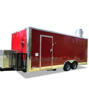 Remolque de comida móvil, cocina de concesión personalizable para catering al aire libre, Exportación al por mayor, suministro de embalaje global - Product Image 3