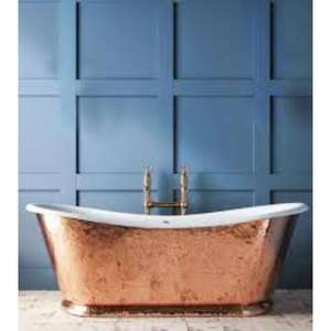 อ่างอาบน้ำทองแดงสไตล์วินเทจคลาสสิกที่มีการออกแบบโบราณที่ไม่ซ้ำใครเหมาะสำหรับการสร้างพื้นที่อาบน้ำที่หรูหราและสะดวกสบาย - Product Image 6