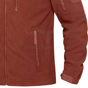 Chaqueta Polo profesional ajustada para hombre, ropa informal gruesa para exteriores con logotipo personalizado, estilo callejero para invierno - Product Image 6