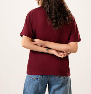 T-shirts décontractés pour femmes en coton de haute qualité, personnalisables avec logo imprimé, respirants et à séchage rapide, service OEM/ODM, vente en gros pour l'été - Product Image 3